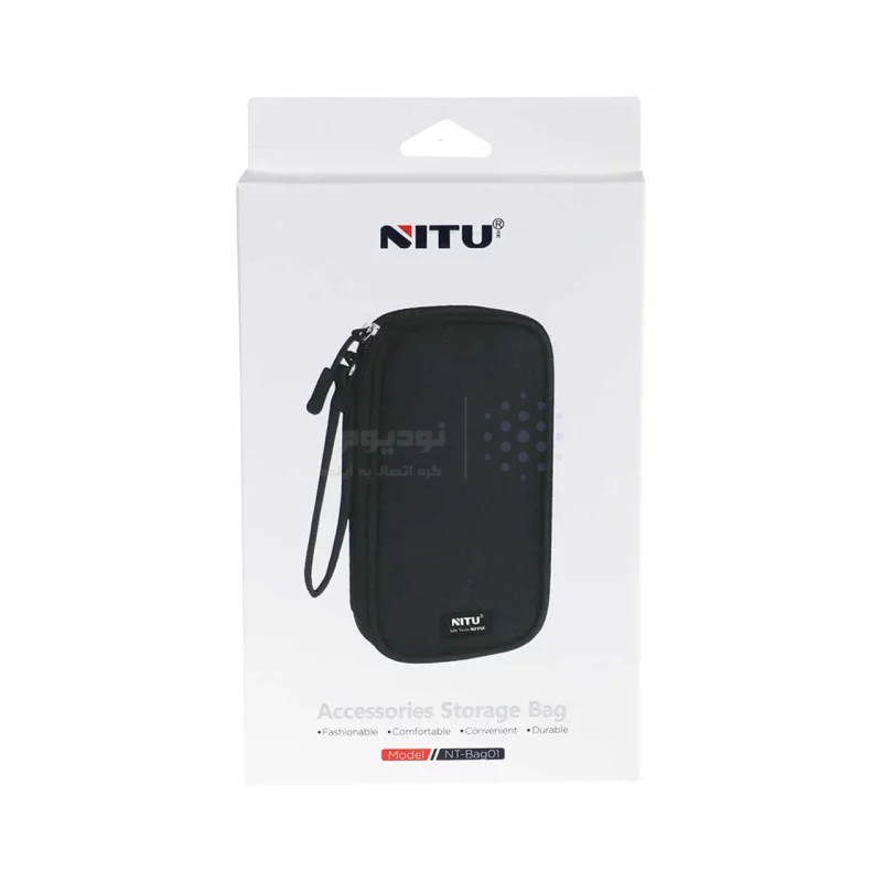 کیف هارد اکسترنال NITU مدل NT-Bag01 - مشکی - تصویر 4