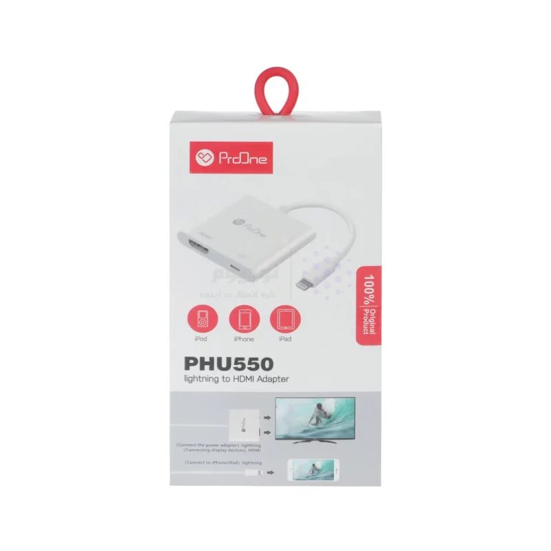 مبدل Lightning To HDMI ProOne مدل PHU550 - سفید - تصویر 6