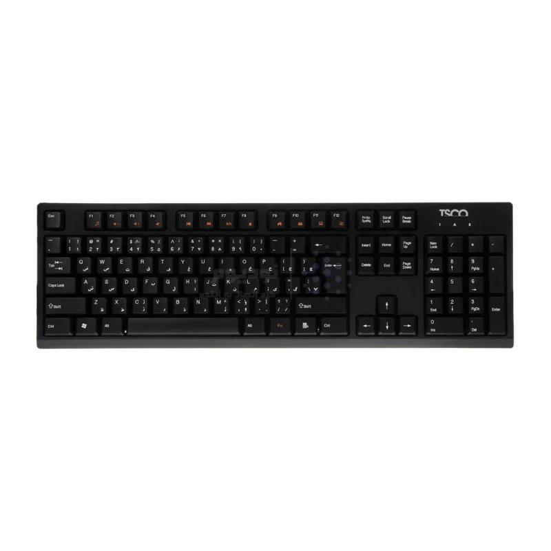 کیبورد و ماوس بی سیم TSCO مدل TKM 7019W - مشکی - تصویر 3