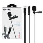 میکروفون یقه ای NITU Type-C مدل NM02 (گارانتی 18 ماه تعویض نیکان همراه)