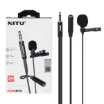 میکروفون یقه ای جک 3.5 میلیمتری NITU مدل NM01 (گارانتی 18 ماه تعویض نیکان همراه)