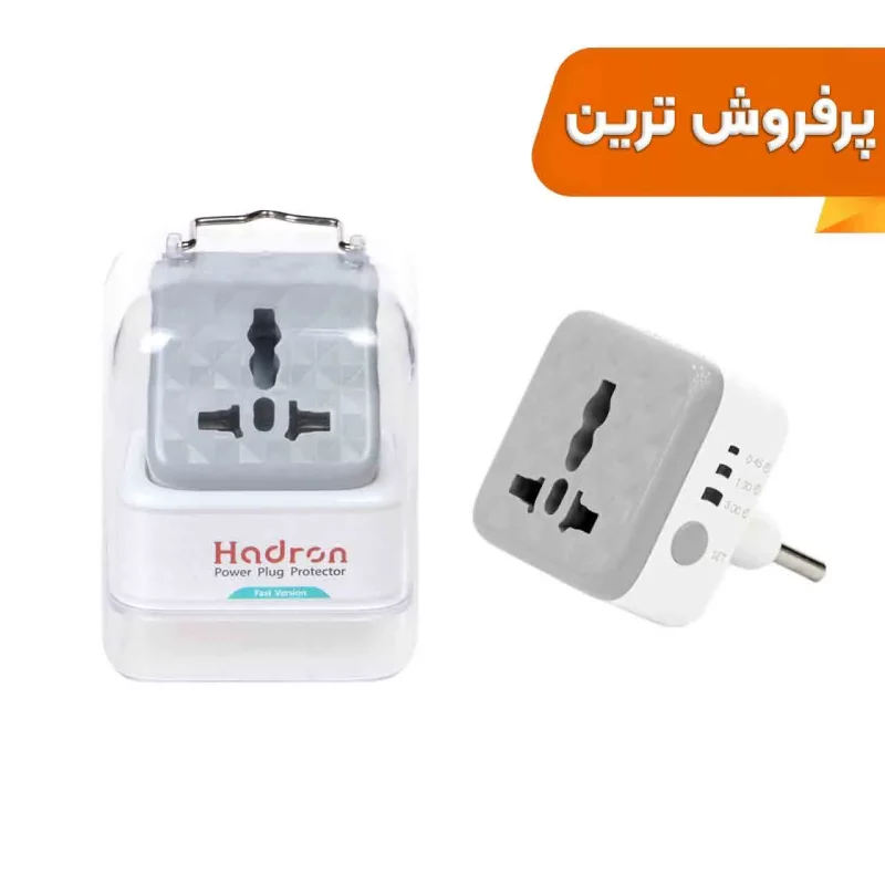 تبدیل برق 3 به 2 تایمر دار هادرون مدل P103 - سفید - تصویر 2