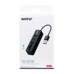 هاب 5 پورت NITU مدل NN27 - مشکی (گارانتی 12 ماه تعویض نیکان همراه) - تصویر 4