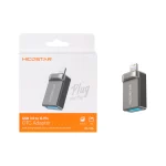 تبدیل Hicostar OTG Lightning TO USB3.0 مدل HS-T26i - خاکستری