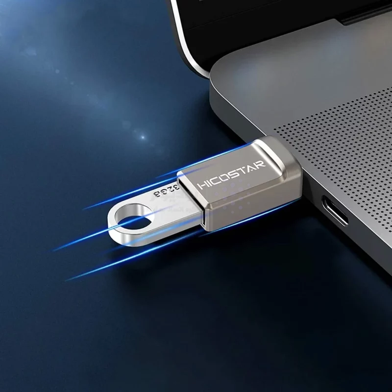 تبدیل Hicostar OTG Lightning TO USB3.0 مدل HS-T26i - خاکستری - تصویر 3