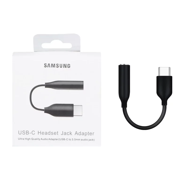 مبدل USB-C به جک 3.5 میلیمتری - مشکی - تصویر 2