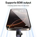 تبدیل Yesido Type-C To Lightning مدل GS28 60W - خاکستری (گارانتی 18 ماه تعویض نیکان همراه) - تصویر 4
