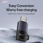 تبدیل Yesido Type-C To Lightning مدل GS28 60W - خاکستری (گارانتی 18 ماه تعویض نیکان همراه) - تصویر 6