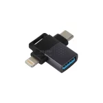 تبدیل Yesido USB3.0 To Type-C & Lightning OTG مدل GS35 - خاکستری (گارانتی 18 ماه تعویض نیکان همراه) - تصویر 3
