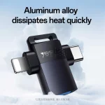 تبدیل Yesido USB3.0 To Type-C & Lightning OTG مدل GS35 - خاکستری (گارانتی 18 ماه تعویض نیکان همراه) - تصویر 7