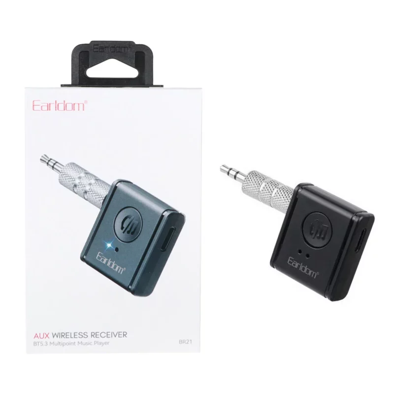 تبدیل Earldom Aux To BlueTooth مدل BR21 - مشکی - تصویر 2