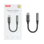 کابل تبدیل Type-C به جک 3.5 میلیمتری XO مدل NB-R257C - مشکی