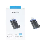 تبدیل VIPLATINA Lightning To USB مدل VX30 - مشکی (گارانتی 18 ماهه تعویض نیکان همراه)