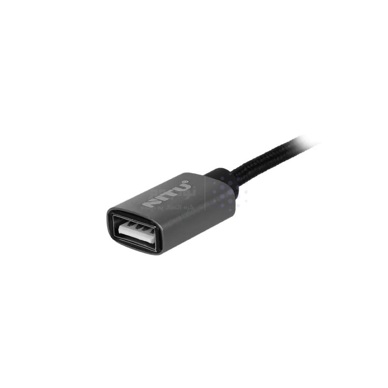 تبدیل NITU OTG Type-C مدل CN18 - مشکی خاکستری (گارانتی 18 ماه تعویض نیکان همراه) - تصویر 3