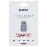 تبدیل NITU Type-C TO USB مدل NN25 - خاکستری (گارانتی 18 ماه تعویض نیکان همراه) - تصویر 4