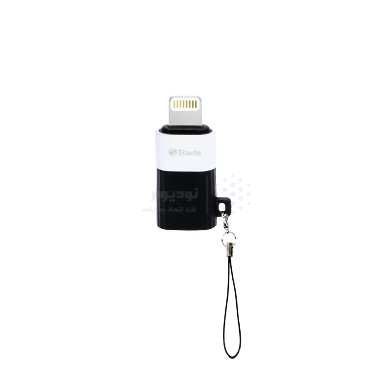تبدیل Storia OTG Type-C TO Lightning مدل ST-T3 - مشکی نقره ای - تصویر 3