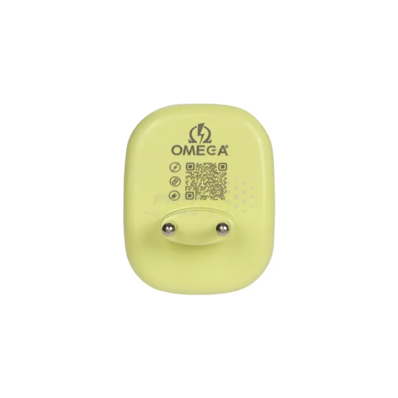 تبدیل برق 3 به 2 OMEGA مدل M100 - لیمویی - تصویر 4