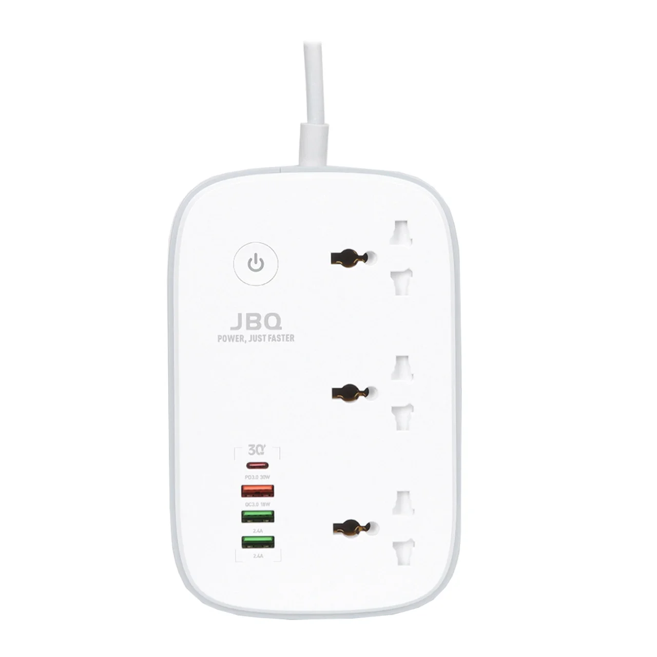 541-1040664-1 چندراهی برق JBQ مدل SCW3451 - سفید (گارانتی یکساله رصاصی) - تصویر 1