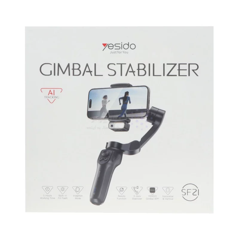 گیمبال و استبیلایزر Yesido مدل SF21 - مشکی (گارانتی 18 ماه تعویض نیکان همراه) - تصویر 4