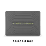 کاور مک بوک 15.3/15.4 اینچی Wiwu مدل Defender Sleeve Pro - خاکستری MN - تصویر 8