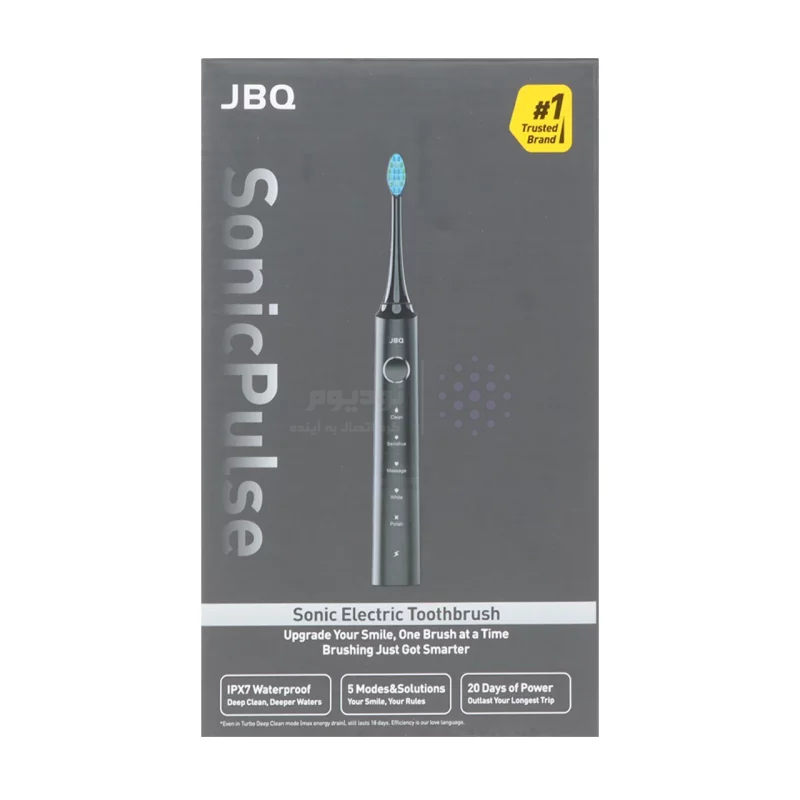 مسواک شارژی JBQ مدل L297632 - مشکی (گارانتی یکساله رصاصی) - تصویر 3