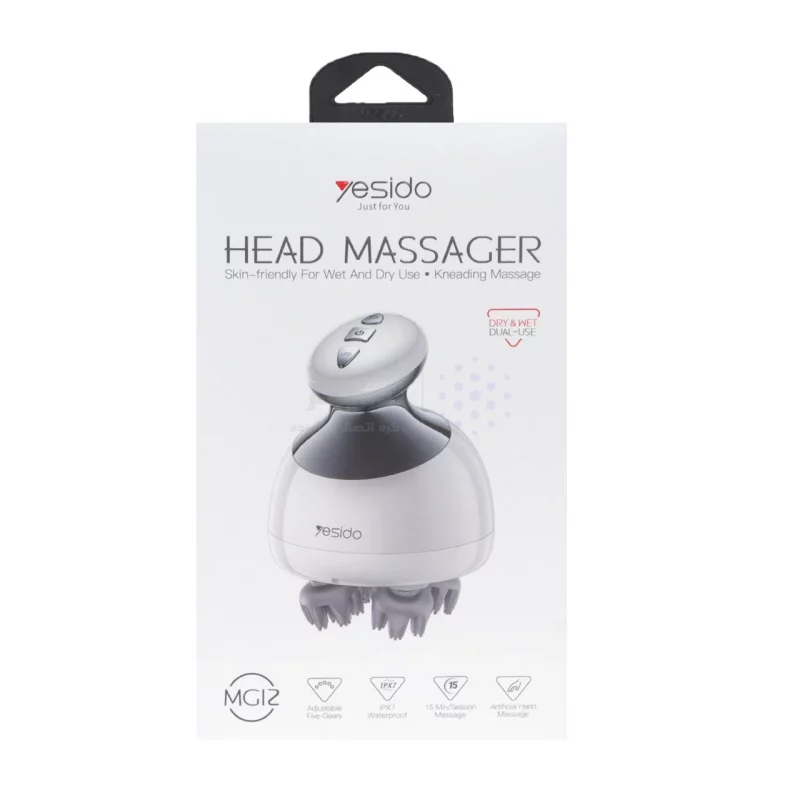 ماساژور شارژی سر Yesido HEAD Massage مدل MG12 (گارانتی 18 ماه تعویض نیکان همراه) - تصویر 4