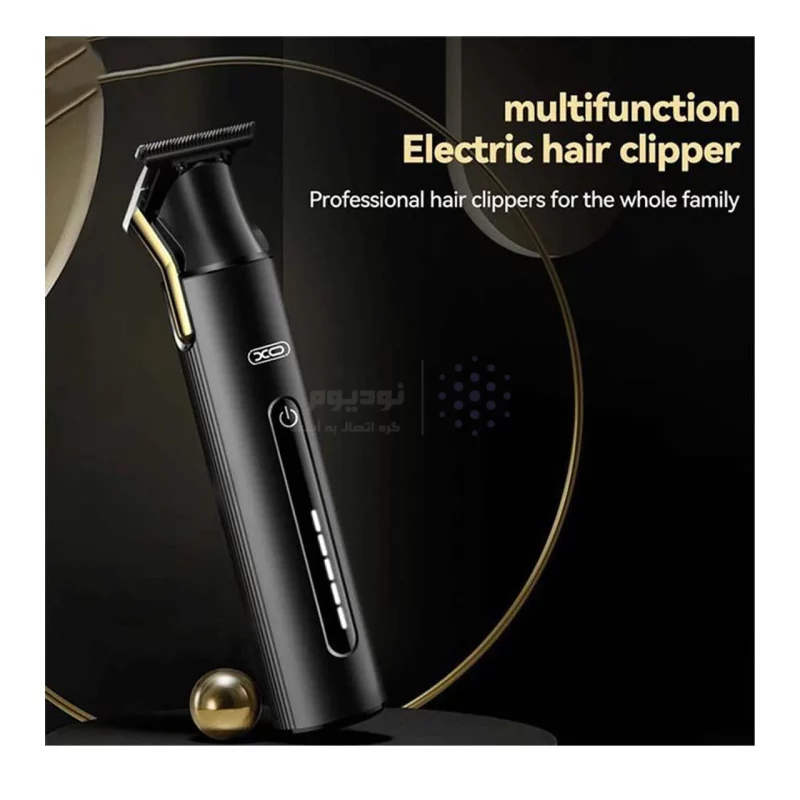 ماشین اصلاح موی سر و صورت شارژی ضدآب XO مدل XO-CF20 - مشکی - تصویر 4