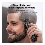 ماشین اصلاح موی سر و صورت شارژی ضدآب XO مدل XO-CF20 - مشکی - تصویر 6