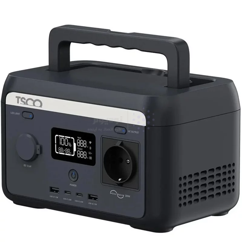 پاور استیشن TSCO 64000mAh مدل TST 301 300W - مشکی - تصویر 4
