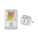 تبدیل برق 3 به 2 DST مدل D01-L - سفید - DST (شش ماهه شرکتی)