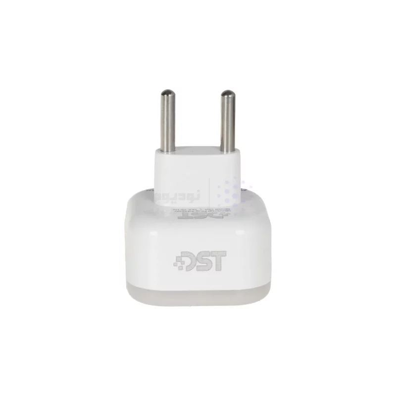 تبدیل برق 3 به 2 DST مدل D01-L - سفید - DST (شش ماهه شرکتی) - تصویر 3