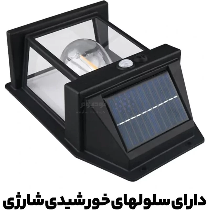 لامپ شارژی کمپینگ آویزدار مدل 888 - مشکی - BSA - تصویر 4