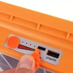 چراغ شارژی کمپینگ پایه دار مدل DOB-18 - نارنجی - BSA - تصویر 4