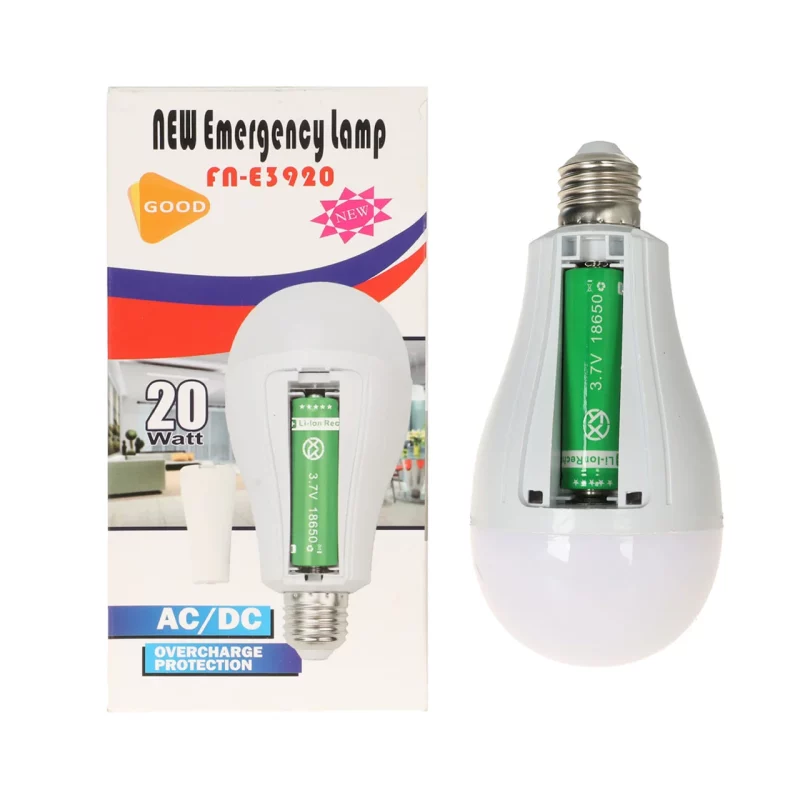 لامپ شارژی 20W - سفید کد 1 - BSA - تصویر 2