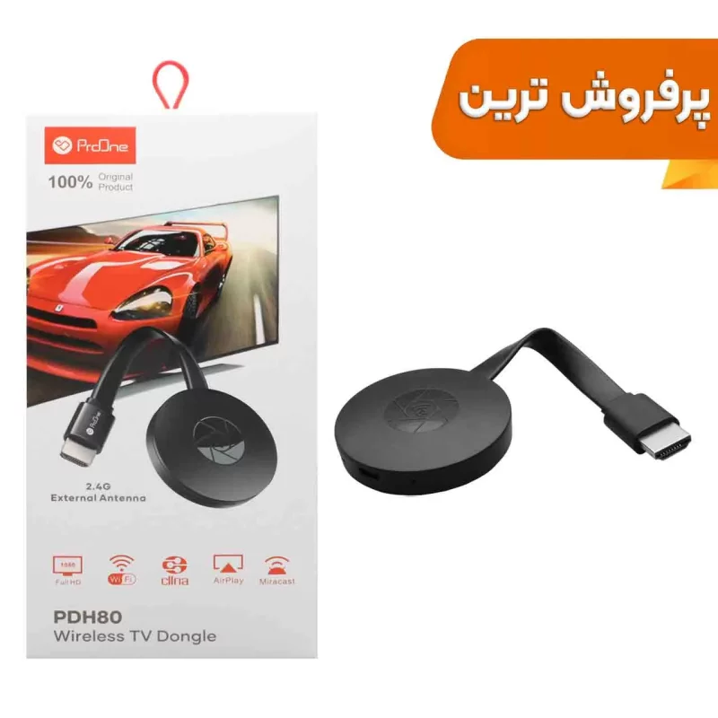 دانگل ProOne HDMI مدل PDH80(OT-7303)-مشکی - تصویر 2