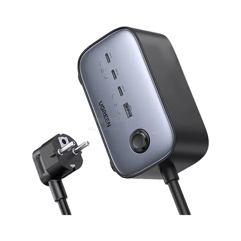 چندراهی برق و شارژر رومیزی UGREEN مدل DigiNest Pro (3C1A) CD270 100W - مشکی (گارانتی 18 ماهه آسان پیشرو)(60167) - تصویر 3