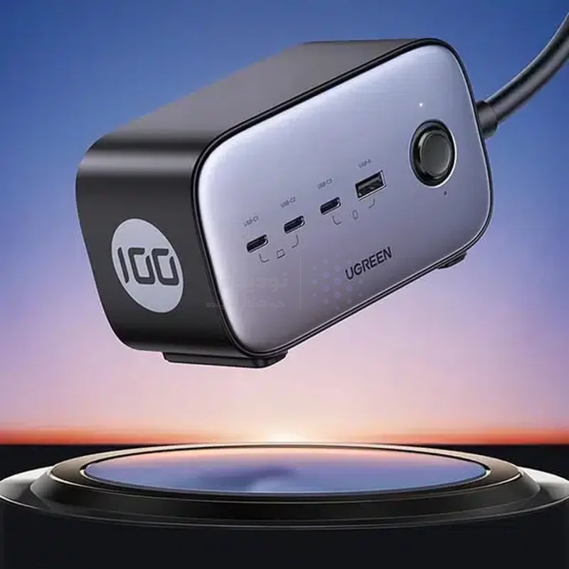 چندراهی برق و شارژر رومیزی UGREEN مدل DigiNest Pro (3C1A) CD270 100W - مشکی (گارانتی 18 ماهه آسان پیشرو)(60167) - تصویر 5