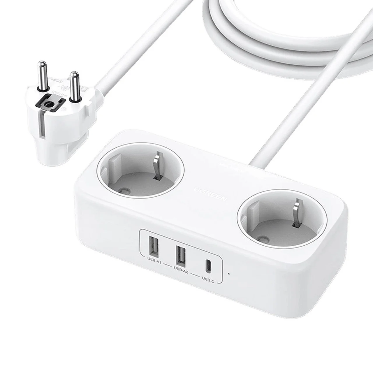 541-4574772-1 چندراهی برق و شارژر رومیزی UGREEN مدل DigiNest Life (2A1C) CD280 30W - سفید (گارانتی 18 ماهه آسان پیشرو)(50683) - تصویر 1