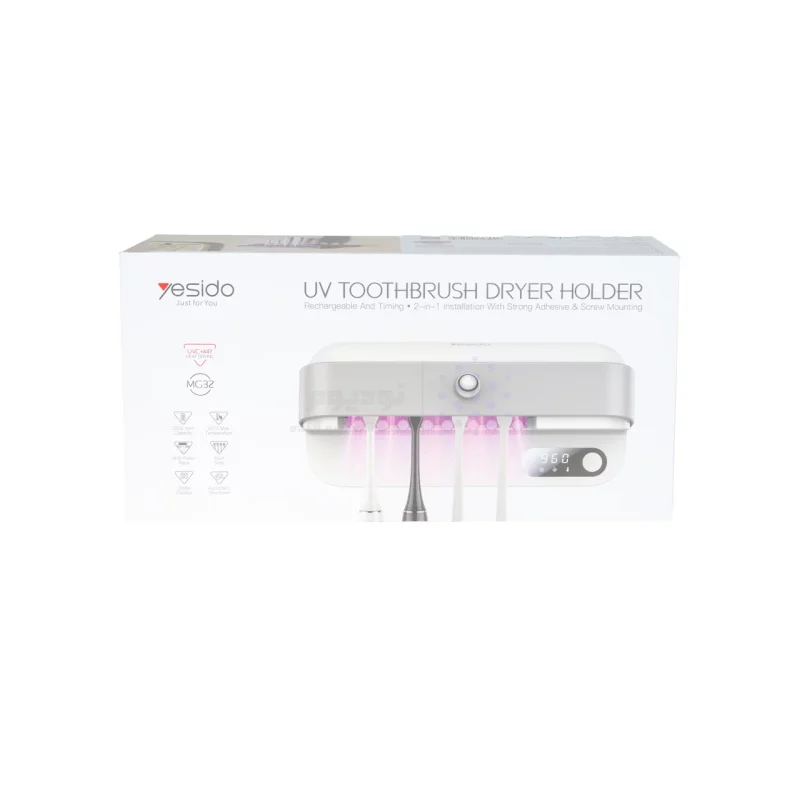 دستگاه ضدعفونی کننده UV مسواک Yesido مدل MG32 - سفید (گارانتی 18 ماهه تعویض نیکان همراه) - تصویر 11