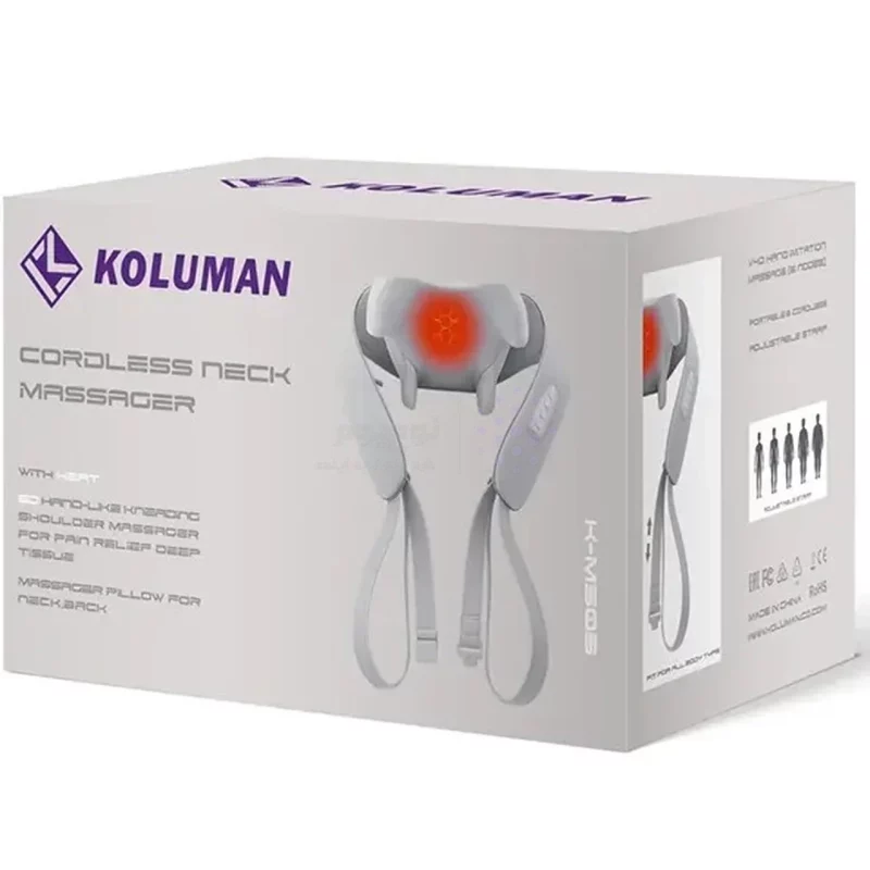 ماساژور حرارتی گردن Koluman مدل K-MS05 - سفید (گارانتی یکساله PMC) - تصویر 3