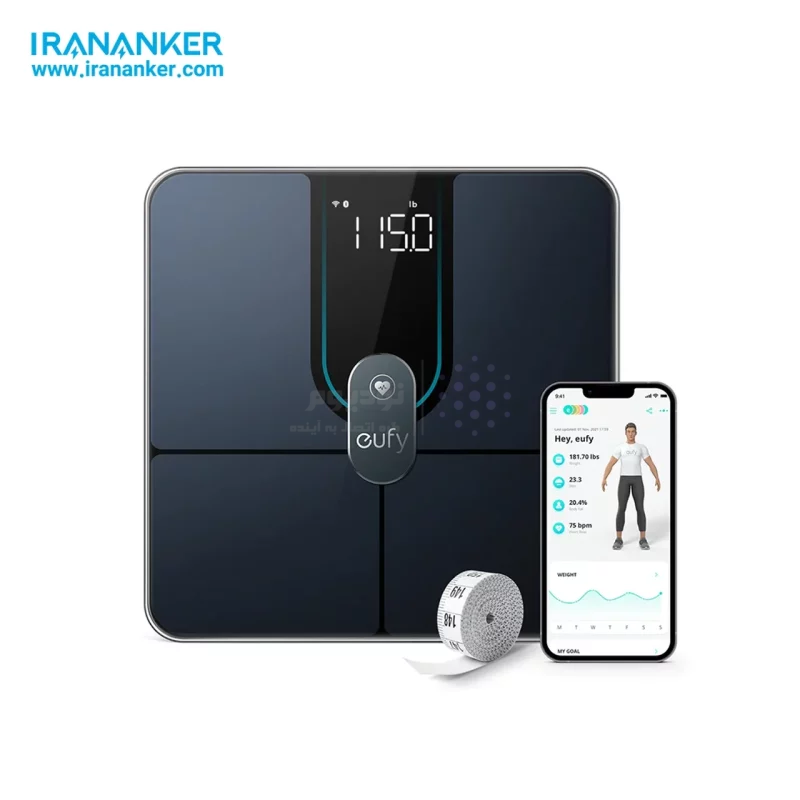 ترازو هوشمند ANKER مدل Eufy Smart Scales P2 PRO T9149K11 - مشکی (گارانتی 18 ماهه شرکتی) - تصویر 7