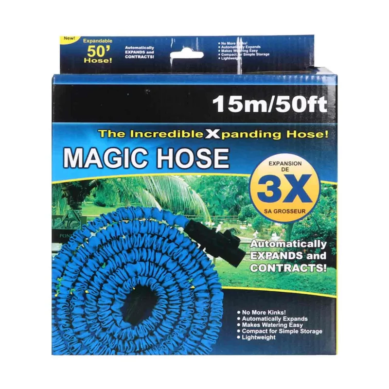 شلنگ 15 متری Magic Hose به همراه آبپاش 7 حالته - آبی - MN - تصویر 9
