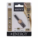X-ENERGY Shiny USB3.0 Flash Memory-32GB طلایی (گارانتی مادام العمر IPM)