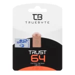 Truebyte TRUST USB2.0 Flash Memory - 64GB (گارانتی مادام العمر شرکت آی تین) رزگلد