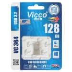 نقره ای Vicco man VC364 S USB3.2 Flash Memory - 128GB