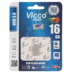 (گارانتی مادام‌العمر رایانه نوین سگال) نقره ای Vicco man VC381 S USB3.0 Flash Memory - 16GB