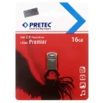 Pretec Premier USB 2.0 Flash Memory - 16GB - مشکی (گارانتی فراگامان)