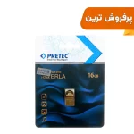Pretec Erla USB 2.0 Flash Memory - 16GB - طلایی (گارانتی فراگامان)