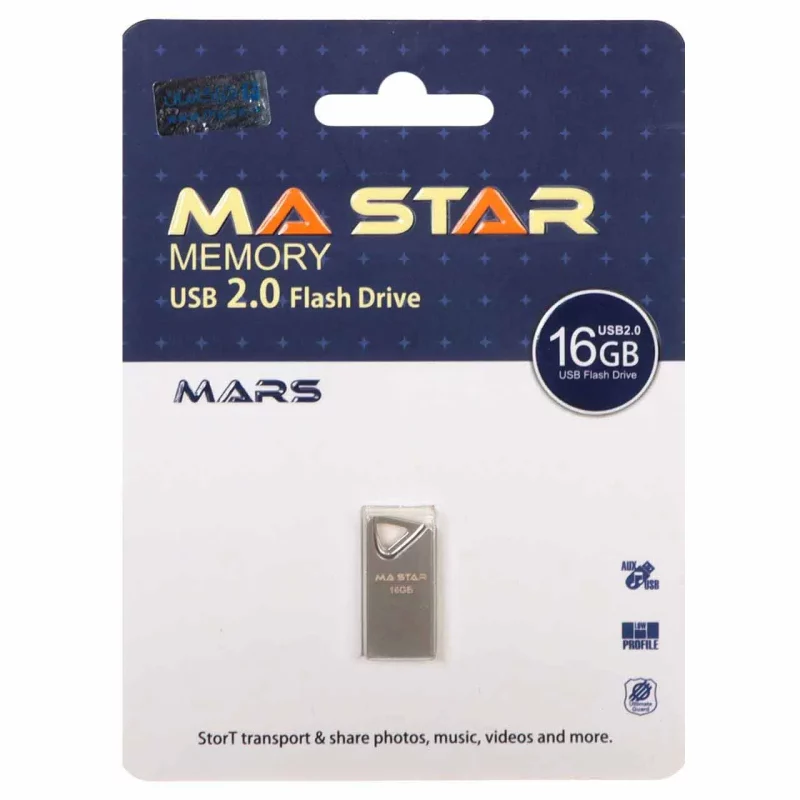 MA Star Mars USB 2.0 Flash Memory - 16GB - نقره ای (گارانتی فراگامان) - تصویر 2