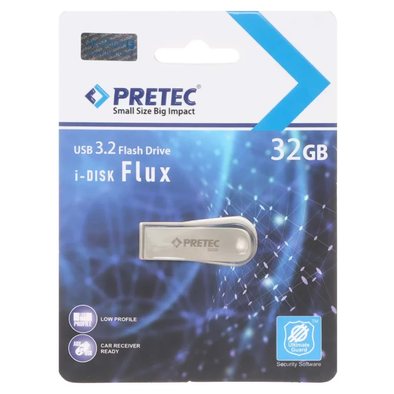 PRETEC i-Disk Flux USB 3.2 Flash Memory-32GB(گارانتی فراگامان) - تصویر 2